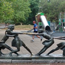 In the Prince's garden in the center of Sofia